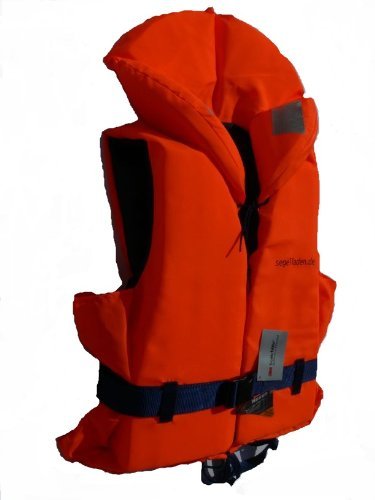 Segelladen Rettungsweste für Erwachsene, Übergewichtige, Wassersportler mit Beleuchtung, Schwarz, Orange, Größe Oversized, Gewicht 90+ kg, CE geprüft, 100 N ohnmachtsicher Segelladen Rettungsweste für Erwachsene, Übergewichtige, Wassersportler mit Beleuchtung, Schwarz, Orange, Größe Oversized, Gewicht 90+ kg, CE geprüft, 100 N ohnmachtsicher von Segelladen