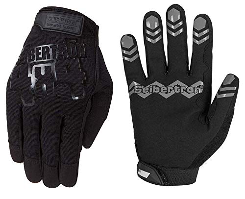 Seibertron Anti Slip Unweighted Basketball Handschuhe Ball Handling Gloves (Basketball Training Aid) Or Driving Erwachsener Handschuhe Black S von Seibertron