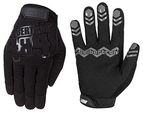 Seibertron Anti Slip Unweighted Basketball Handschuhe Ball Handling Gloves (Basketball Training Aid) Or Driving Erwachsener Handschuhe Black M von Seibertron