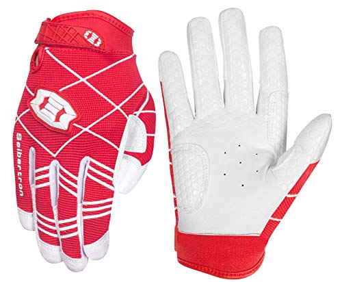 Seibertron B-A-R PRO 2.0 Signature Baseball/Softball Schlagmann Batting Handschuhe Gloves Super Grip Finger Fit for Erwachsener Red L Seibertron B-A-R PRO 2.0 Signature Baseball/Softball Schlagmann Batting Handschuhe Gloves Super Grip Finger Fit for Erwachsener Red L von Seibertron