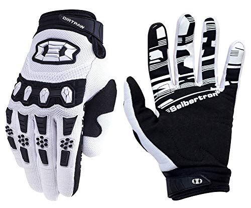 Seibertron Handschuhe - Unisex BMX MX ATV MTB Rennrad Mountainbike Fahrrad Offroad/Dirtbike Straßenrennen Motorrad Motocross Sport Touch-Erkennung Vollfinger-Handschuhe Weiß L Seibertron Handschuhe - Unisex BMX MX ATV MTB Rennrad Mountainbike Fahrrad Offroad/Dirtbike Straßenrennen Motorrad Motocross Sport Touch-Erkennung Vollfinger-Handschuhe Weiß L von Seibertron