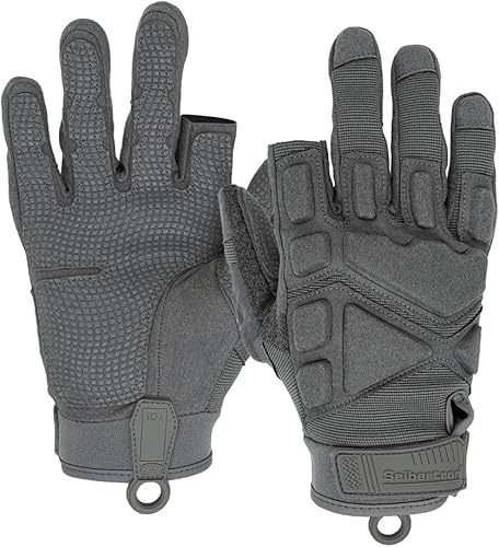 Seibertron S.O.L.A.G-HI 2.0 Handschuhe zeigefinger frei 4 Finger Taktische Sport wasserdichte Touchscreen, Stoßschutz für Jagd Grey M Seibertron S.O.L.A.G-HI 2.0 Handschuhe zeigefinger frei 4 Finger Taktische Sport wasserdichte Touchscreen, Stoßschutz für Jagd Grey M von Seibertron