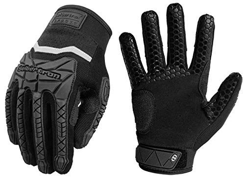 Seibertron S.P.B.G 2.0 Baseball/Softball Schlagmann Batting Super Grip and Protective Handschuhe Gloves for Erwachsener Black L von Seibertron