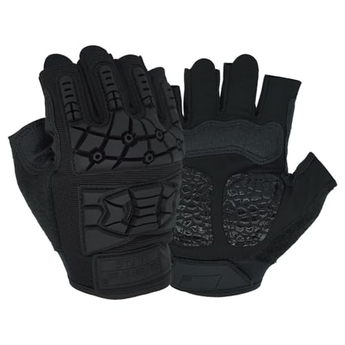 Seibertron T.H.F.I.G Handschuhe Halbfinger fingerlos Herren Taktische Militär Flexibler TPR-Aufprallschutz für Airsoft Schwarz S Seibertron T.H.F.I.G Handschuhe Halbfinger fingerlos Herren Taktische Militär Flexibler TPR-Aufprallschutz für Airsoft Schwarz S von Seibertron