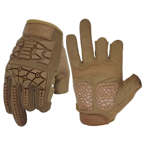 Seibertron T.T.F.I.G 2.0 Herren Taktische Militär Flexibler TPR-Aufprallschutz Dreihalber Finger Handschuhe für Kampfjagd Wandern Airsoft Paintball Motorrad Outdoor Handschuhe Coyote XXL Seibertron T.T.F.I.G 2.0 Herren Taktische Militär Flexibler TPR-Aufprallschutz Dreihalber Finger Handschuhe für Kampfjagd Wandern Airsoft Paintball Motorrad Outdoor Handschuhe Coyote XXL von Seibertron