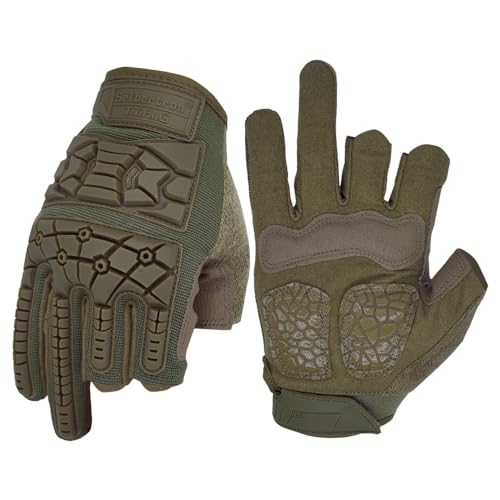 Seibertron T.T.F.I.G 2.0 Men's Tactical Military Gloves Flexible Rubber Knuckle Protective for Combat Hunting Hiking Airsoft Paintball Motorcycle Motorbike Riding Outdoor Gloves Army Green XS Seibertron T.T.F.I.G 2.0 Men's Tactical Military Gloves Flexible Rubber Knuckle Protective for Combat Hunting Hiking Airsoft Paintball Motorcycle Motorbike Riding Outdoor Gloves Army Green XS von Seibertron