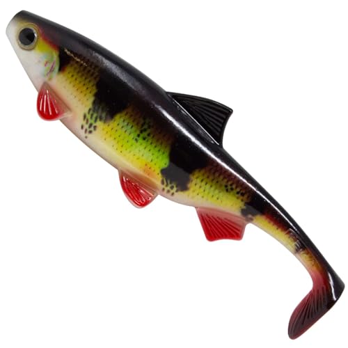 Seika Pro Gummifisch Fabrico Pike 18cm 72g - Shad, Farbe:Perch von Seika Pro