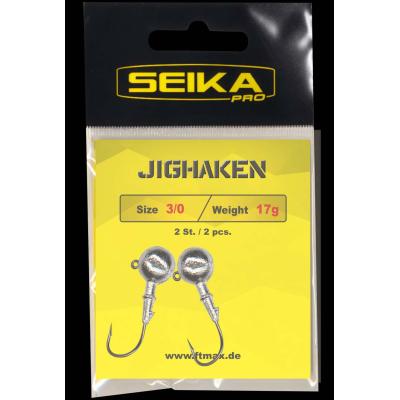 Seika Pro Jigköpfe 17 gr. Größe 3/0 Inh.2 Stk. von Seika Pro