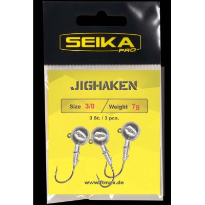 Seika Pro Jigköpfe 7 gr. Größe 3/0 Inh.3 Stk. von Seika Pro