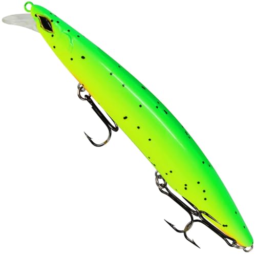 Seika Pro Wobbler Nightveit Junior 12,5cm 19g - Zanderwobbler, Farbe:UV Bomb von Seika Pro