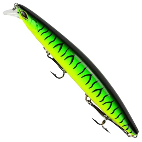 Seika Pro Wobbler Nightveit Junior Silent 12,5cm 19g - Hardbait, Farbe:Fire Tiger Seika Pro Wobbler Nightveit Junior Silent 12,5cm 19g - Hardbait, Farbe:Fire Tiger von Seika Pro