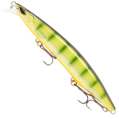 Seika Pro Wobbler Nightveit Junior Silent 12,5cm 19g - Hardbait, Farbe:Hot Perch von Seika Pro