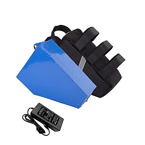 Seilylanka with Charger 36V 24.5Ah 10S7P ebike Battery Li-ion Triangle Bag Electric Bicycle Tricycle Motorcycle 230x80x80x180x90x195mm von Seilylanka