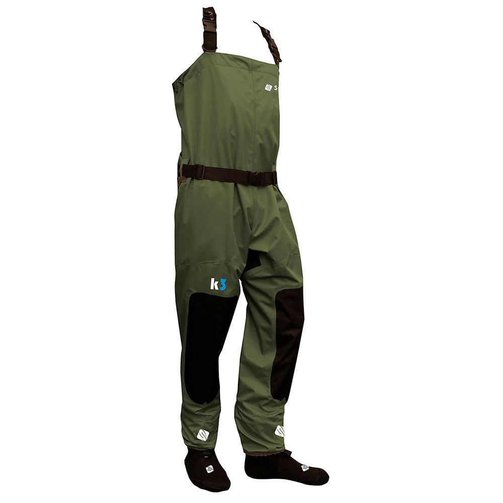 Seland 3 Layers Breathable Wader Grün 2XL Mann von Seland