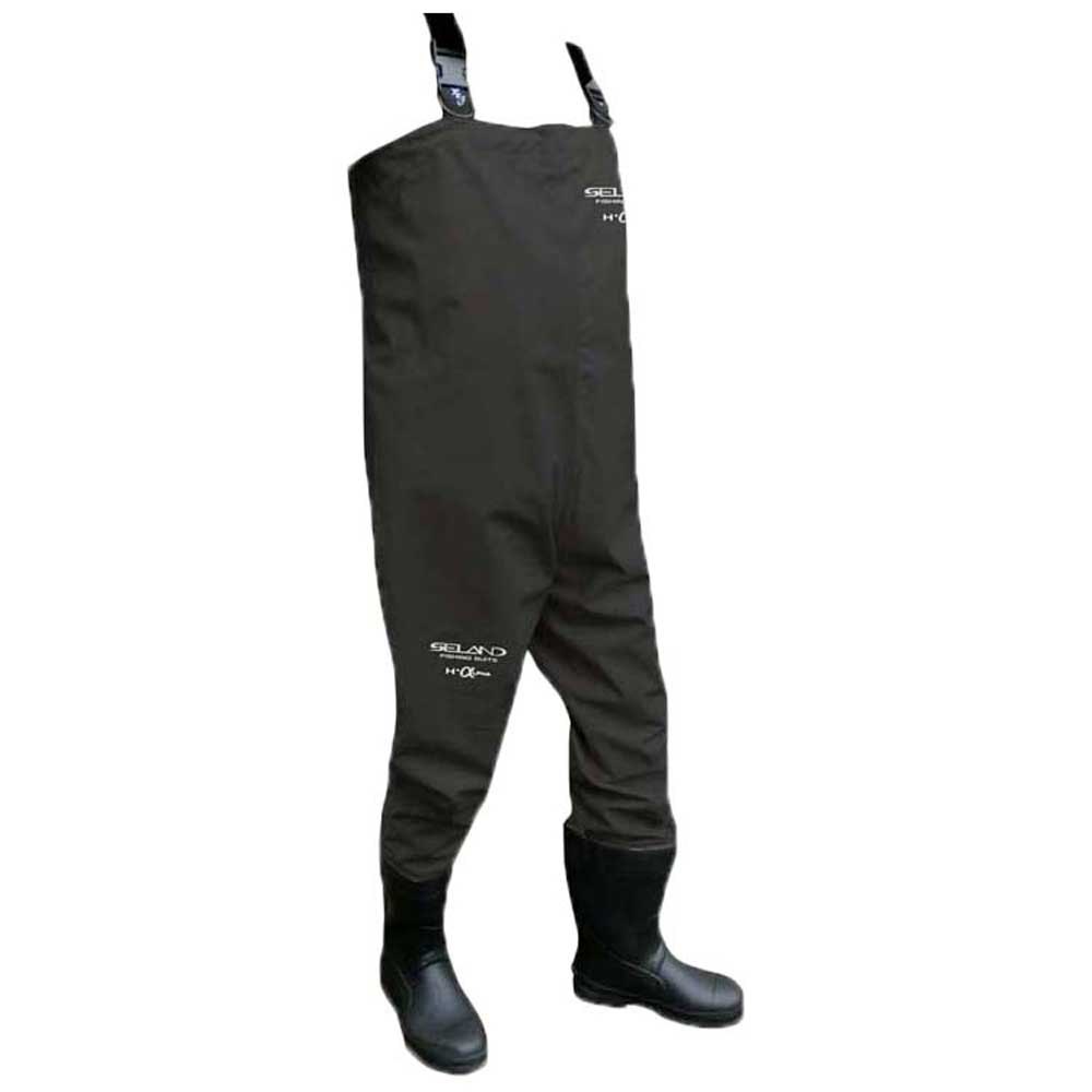 Seland Alpha Breathable Wader Schwarz EU 47 Mann von Seland