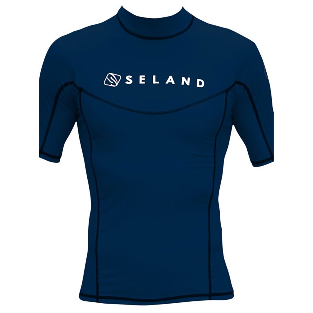 Seland Elastan Uv Short Sleeve T-shirt Blau S Mann Seland Elastan Uv Short Sleeve T-shirt Blau S Mann von Seland