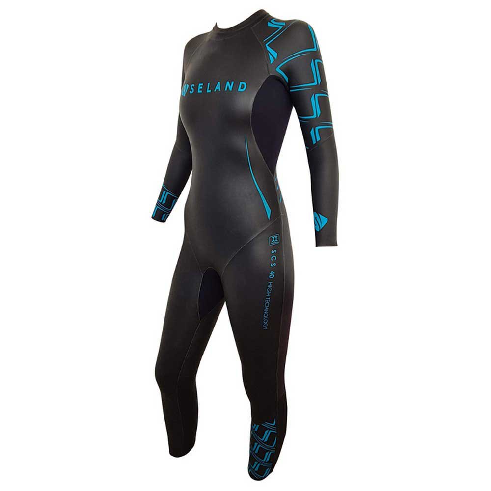Seland H.q. S-40 Triathlon Woman Long Sleeve Neoprene Wetsuit Schwarz L Seland H.q. S-40 Triathlon Woman Long Sleeve Neoprene Wetsuit Schwarz L von Seland