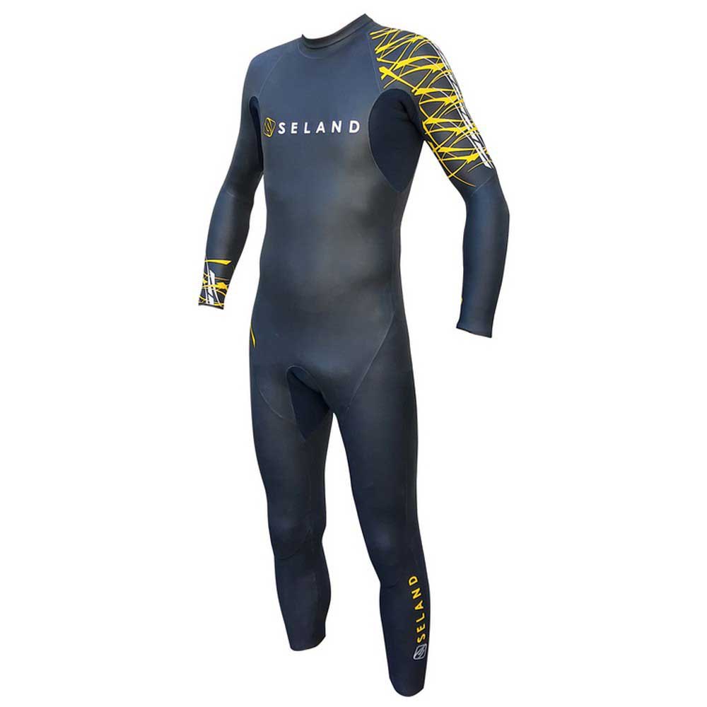 Seland Triathlon Hq Long Sleeve Neoprene Wetsuit Schwarz XL von Seland