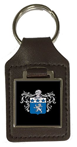Inglis Familienwappen Nachname Wappen Braun Leder Schlüsselanhänger Gravur, braun von Select Gifts