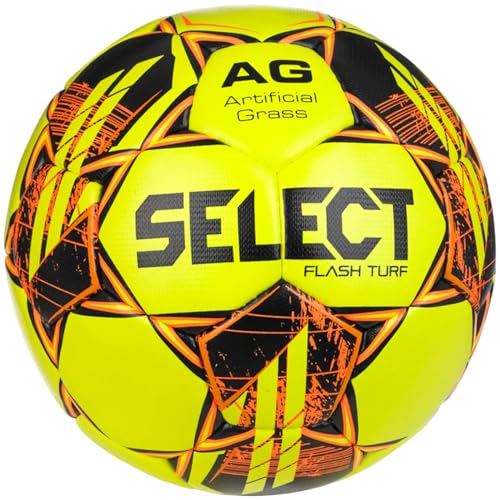 Select Flash Turf FIFA Basic V23 Ball Flash Turf YEL-ORA, Unisex Footballs, Yellow, 5 EU von Select