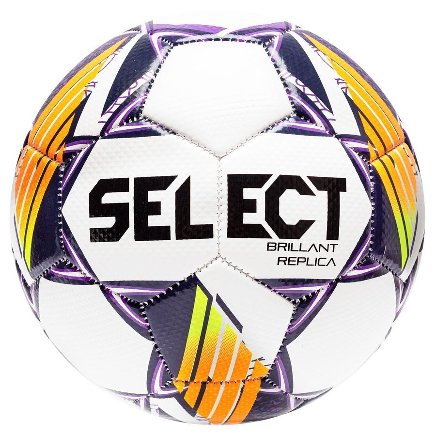 Select Fußball Brillant Replica v24 - Weiß/Lila/Orange von Select