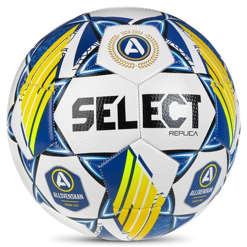 Select Fußball Replica Allsvenskan 2024 - Weiß/Blau/Gelb von Select