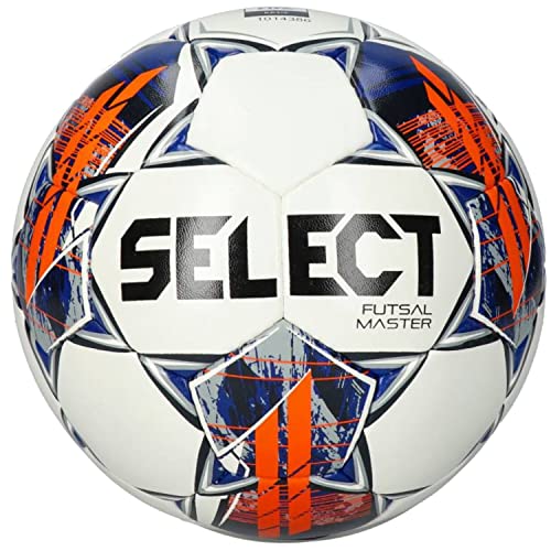 Select Futsal Master Grain FIFA Basic Ball Master WHT-NAV, Unisex Footballs, White, 4 EU Select Futsal Master Grain FIFA Basic Ball Master WHT-NAV, Unisex Footballs, White, 4 EU von Select
