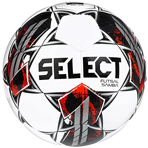 Select Futsal Samba FIFA Basic Ball Futsal Samba WHT-BLK, Unisex Footballs, White, 4 EU Select Futsal Samba FIFA Basic Ball Futsal Samba WHT-BLK, Unisex Footballs, White, 4 EU von Select