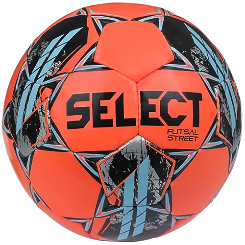 Select Futsal Street Ball Street ORA-BLU, Unisex Footballs, orange, 4 EU von Select