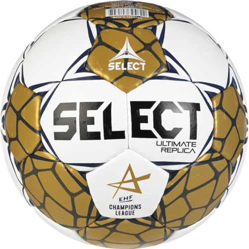 Select Handball Ultimate Replica EHF Champions League v24, 3, Weiss Gold blau von Select