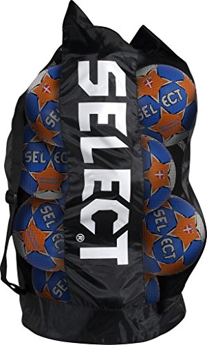 Select Handballsack groß, Für 14-16 Handbälle, schwarz, 7372000023, 45 x 45 x 80 cm von Select