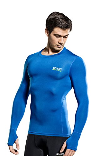 Select Kompressions-Shirt Lang, XXL, blau, 5690205222 von Select