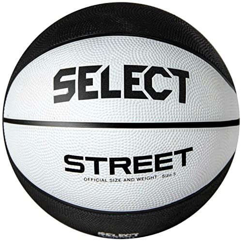 Select Street 2023 Basketball Street BLK-WHT, Unisex basketballs, Black, 7 EU von Select