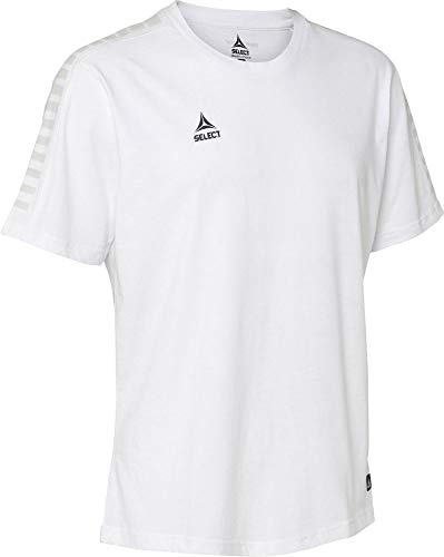 Select Torino Unisex T-Shirt, Weiß, XL von Select