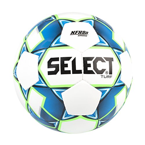 Select Turf Soccer Ball, White/Blue/Green, Size 4 von Select