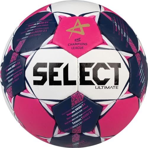 SELECT Unisex – Erwachsene Ultimate CL Handball, pink Weiss blau, 2 von Select