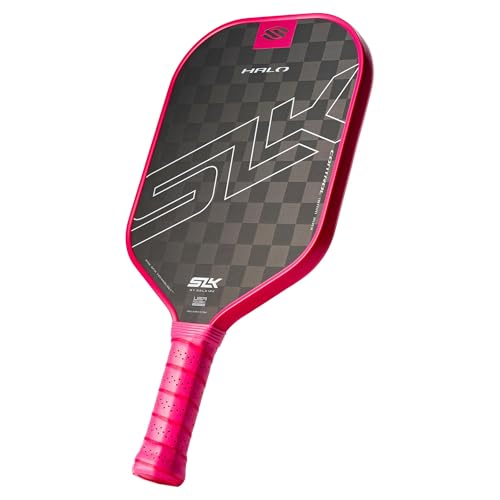 Selkirk SLK Halo Control MAX Pickleball-Paddel, Kohlefaser, Pickleball-Paddel mit Rev-Core Power-Polymer-Kern, hergestellt in den USA, Rosa von Selkirk Sport