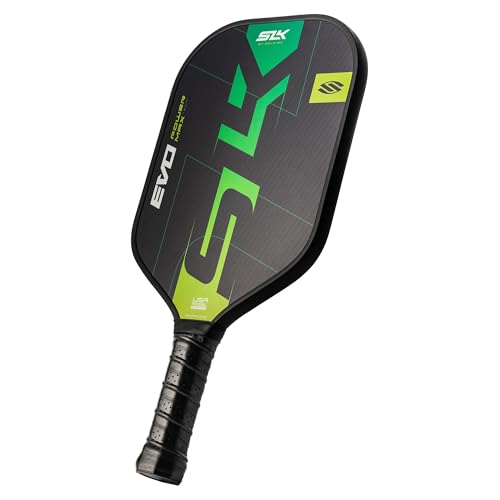 Selkirk Sport 2024 SLK Evo Power-Max-Pickleball-Paddel aus Kohlefaser, mit SpinFlex-Oberfläche und Rev-Hybrid-Polymerkern, Zitronengelb von Selkirk Sport