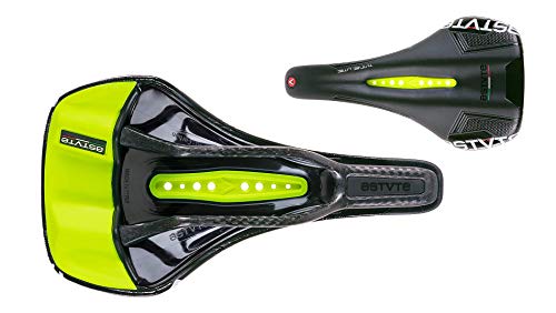 Selle Astute Time Lite VT Fahrradsattel, Unisex, Erwachsene, Gelb/Schwarz, Einheitsgröße von Astute