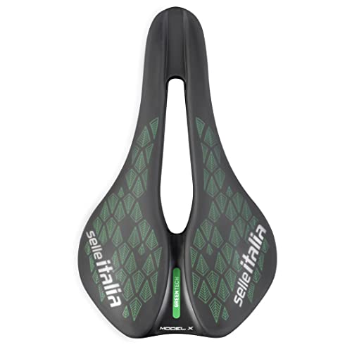 Modell X Grüner Superflow LEAF Sattel – L3 von Selle Italia