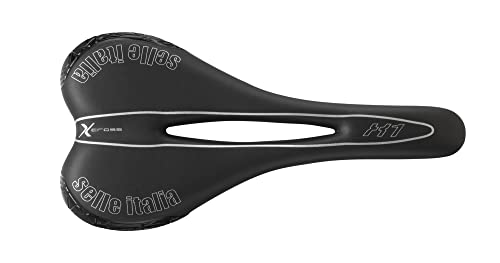 Selle Italia X1 X-Cross Flow - Offroad-Fahrradsattel, MTB, Mountainbike, Rahmen aus FeC-Legierung, anatomisches Loch – Einheitsgröße S2, Schwarz Selle Italia X1 X-Cross Flow - Offroad-Fahrradsattel, MTB, Mountainbike, Rahmen aus FeC-Legierung, anatomisches Loch – Einheitsgröße S2, Schwarz von Selle Italia