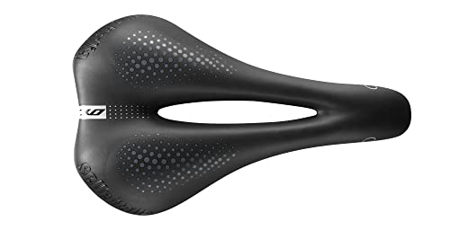 Selle Italia XO Lady Gel Flow - Damen-Fahrradsattel, Trekking und Pendeln, Gestell aus FeC-Legierung, anatomische Form - Größe S2, Schwarz Selle Italia XO Lady Gel Flow - Damen-Fahrradsattel, Trekking und Pendeln, Gestell aus FeC-Legierung, anatomische Form - Größe S2, Schwarz von Selle Italia