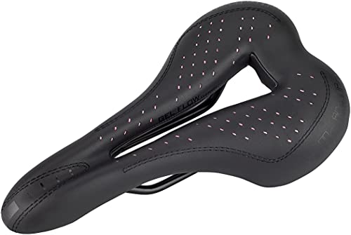 Selle Diva Gel Flow Sattel, Internet Stores Black/Pink, L von Selle Italia