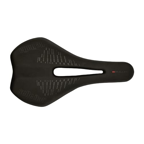 Selle Italia – Bullet-Sattel, Boost Herren-Fahrradsattel mit Aluminiumrahmen, widerstandsfähig und bequem – Schwarz von Selle Italia