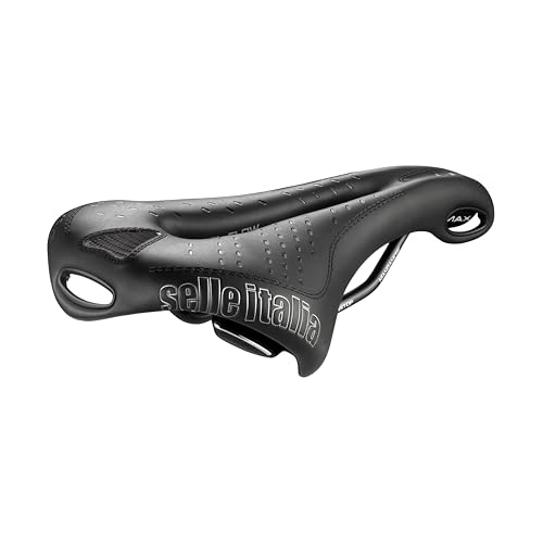 Selle Italia MAX FLITE Gel Flow Racing - Fahrradsattel, Rennradsattel, MTB, anatomisches Loch, Mangan-Rahmen – Größe L3, Schwarz Selle Italia MAX FLITE Gel Flow Racing - Fahrradsattel, Rennradsattel, MTB, anatomisches Loch, Mangan-Rahmen – Größe L3, Schwarz von Selle Italia