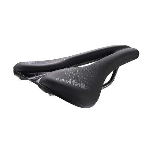 Selle Italia Novus Boost EVO Gravel TM Superflow – Gravel-Fahrradsattel, extra gepolsterter Rennradsattel, Superflow-Loch – Größe L3, Schwarz Selle Italia Novus Boost EVO Gravel TM Superflow – Gravel-Fahrradsattel, extra gepolsterter Rennradsattel, Superflow-Loch – Größe L3, Schwarz von Selle Italia