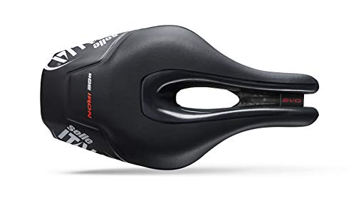 Selle Italia Unisex – Erwachsene Iron EVO Sättel, Black, Einheitsgröße von Selle Italia