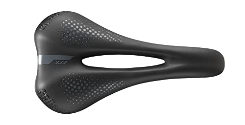 Selle Italia XO Man Flow - Fahrradsattel, Trekking und Pendeln, Gestell aus FeC-Legierung, anatomische Form - Größe S2, Schwarz Selle Italia XO Man Flow - Fahrradsattel, Trekking und Pendeln, Gestell aus FeC-Legierung, anatomische Form - Größe S2, Schwarz von Selle Italia