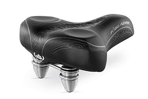 Selle Montegrappa FAHRRADSATTEL CITYSATTEL Leder Damen Herren für CITYRAD BEACHCRUISER HOLLANDRAD in Vintage Retro Look 1700 P! Quadro Farbe: Schwarz - Made in Italy Selle Montegrappa FAHRRADSATTEL CITYSATTEL Leder Damen Herren für CITYRAD BEACHCRUISER HOLLANDRAD in Vintage Retro Look 1700 P! Quadro Farbe: Schwarz - Made in Italy von Selle Montegrappa