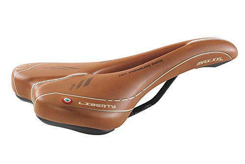 Selle Montegrappa RENNRADSATTEL FAHRRADSATTEL Liberty XXL - Made in Italy Hellbraun von Selle Montegrappa